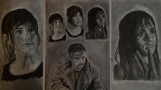 Blade Runner 2049 drawing - K & JOI