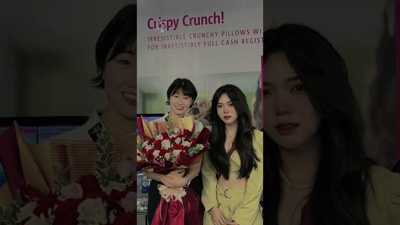 beautiful lee mirae and fans girl 