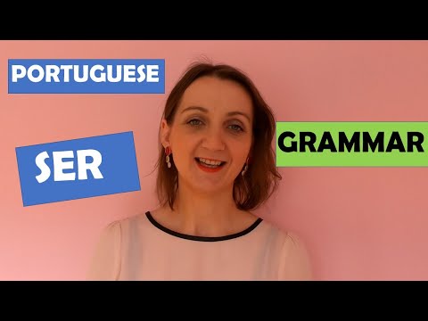 Verb SER (to be) in European Portuguese. Grammar