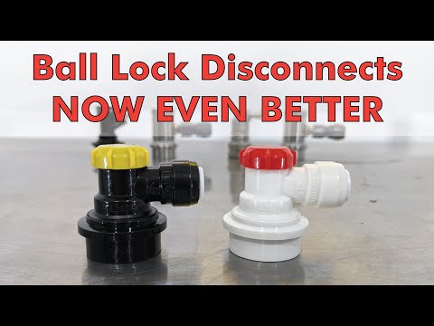 Duotight Ball Lock Disconnects - A New Innovative Home/Craft Brewing Quick Connect that is Awesome!