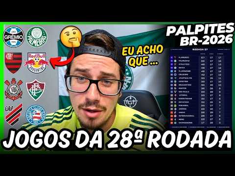 BRASILEIRÃO 2026 ROUND 28 PREDICTIONS - WHO WILL BE THE LEADER AND WHO WILL FALL INTO THE RELEGAT...