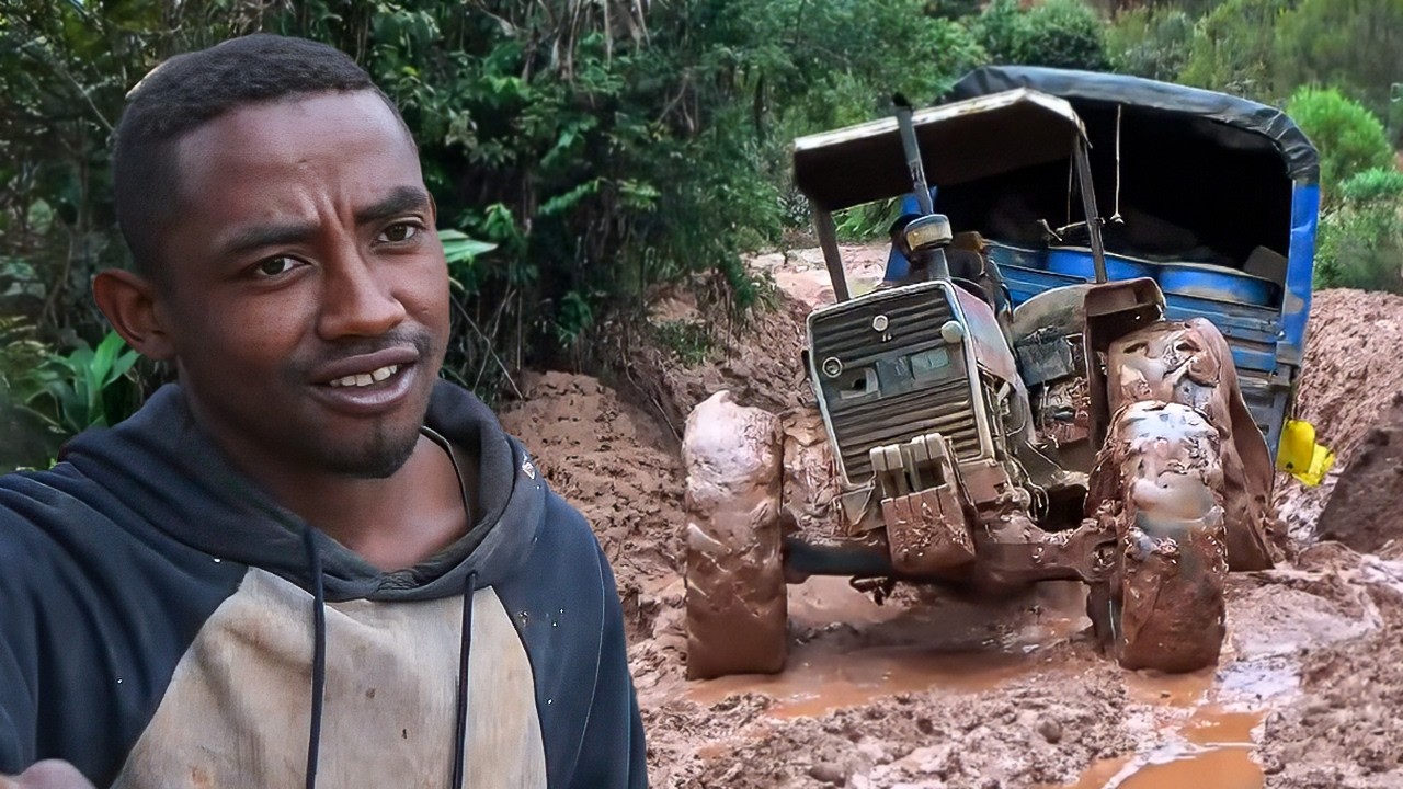 Даже для трактора эти дороги — кошмар.