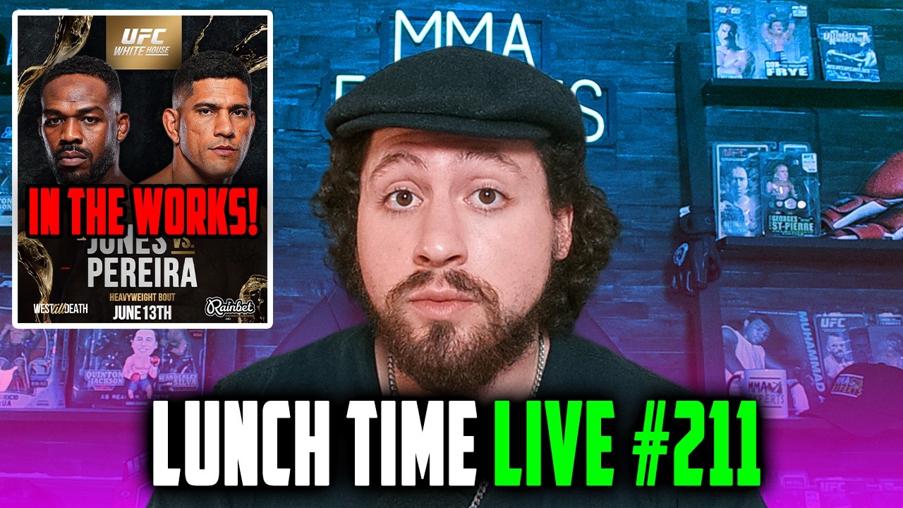 JONES VS PEREIRA IN NEGOTIATIONS? UFC 326 PICKS! KHAMZAT VS STRICKLAND? - LUNCH TIME LIVE