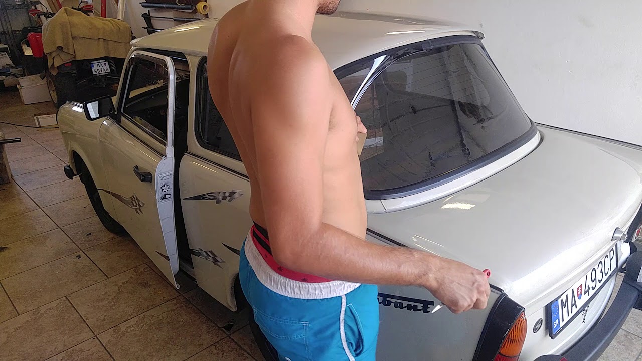 How to window tint - Trabant 601S :D autofoliema.sk