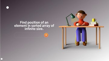 Search an element in infinite sorted array | Binary Search | Array | Interview prep.