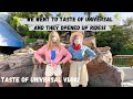 We went to Taste of Universal and they Opened Up Rides! Taste of Universal Vlog!