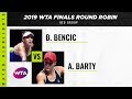 Ashleigh Barty vs. Belinda Bencic | 2019 WTA Finals Round-Robin | Match Highlights