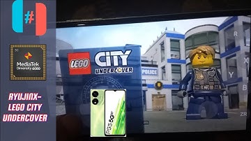 RYUJINX-LEGO CUTY UNDERCOVER GAME TEST IN ITEL P55 5G #dimensity6080 #itelp555g #ryujinx #itelp55