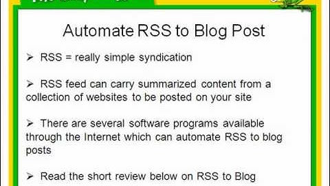 Get More Traffic to Your Site with RSS to Blog