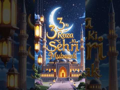 3 roze ki saheri mubarak #cartoon #ramadan #ramzan