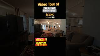 For Sale 55 $37,900 Lot rent 800 125 21st NW Ruskin FL Furnished 2/2 813-230-1200 #sale #home #fl