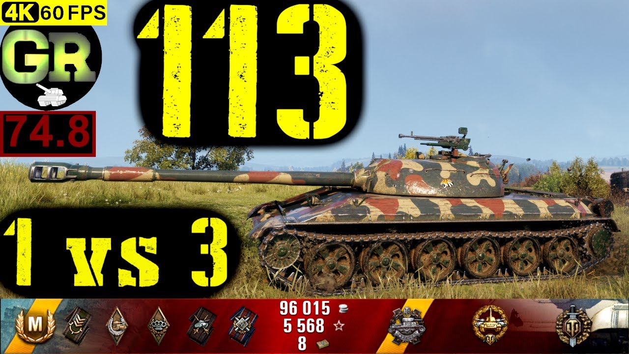 75_World of Tanks 113 WoT Replay - 6 Kills 6K DMG(Patch 1.4.0)