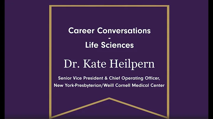 Career Conversations for the Life Sciences: Health...