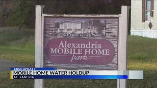 ‘There’s nothing now’; Alexandria Mobile Home Park water comes back on, quickly shut back off