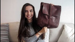 Review on Woman lifetime leather messenger bag