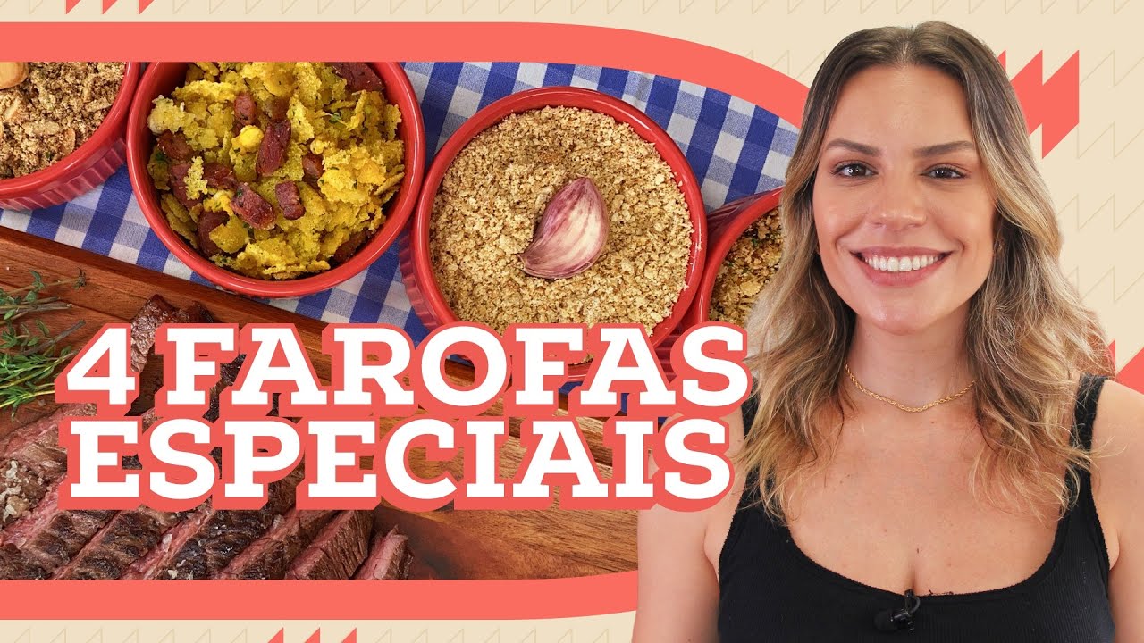 FAROFAS PARA ACOMPANHAR CARNES | DEB COZINHA | Go Deb