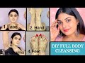 Diy full body lighten treatment  full body skin prep in 10 minutes skincare diyskincare