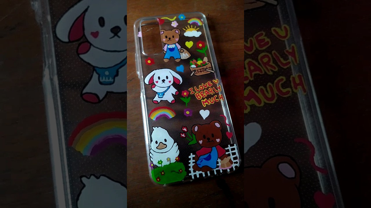 Cute Simple phone case painting.🤪