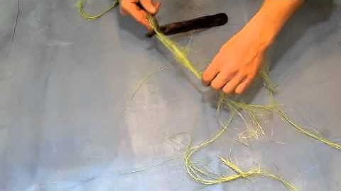 how to make yucca cordage