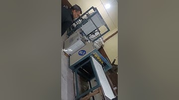 automatic bag cutting machine with gusset unit