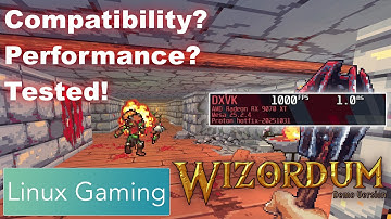 Wizordum Demo - RX 9070 XT Linux Performance + Impressions (Bazzite Linux 43)