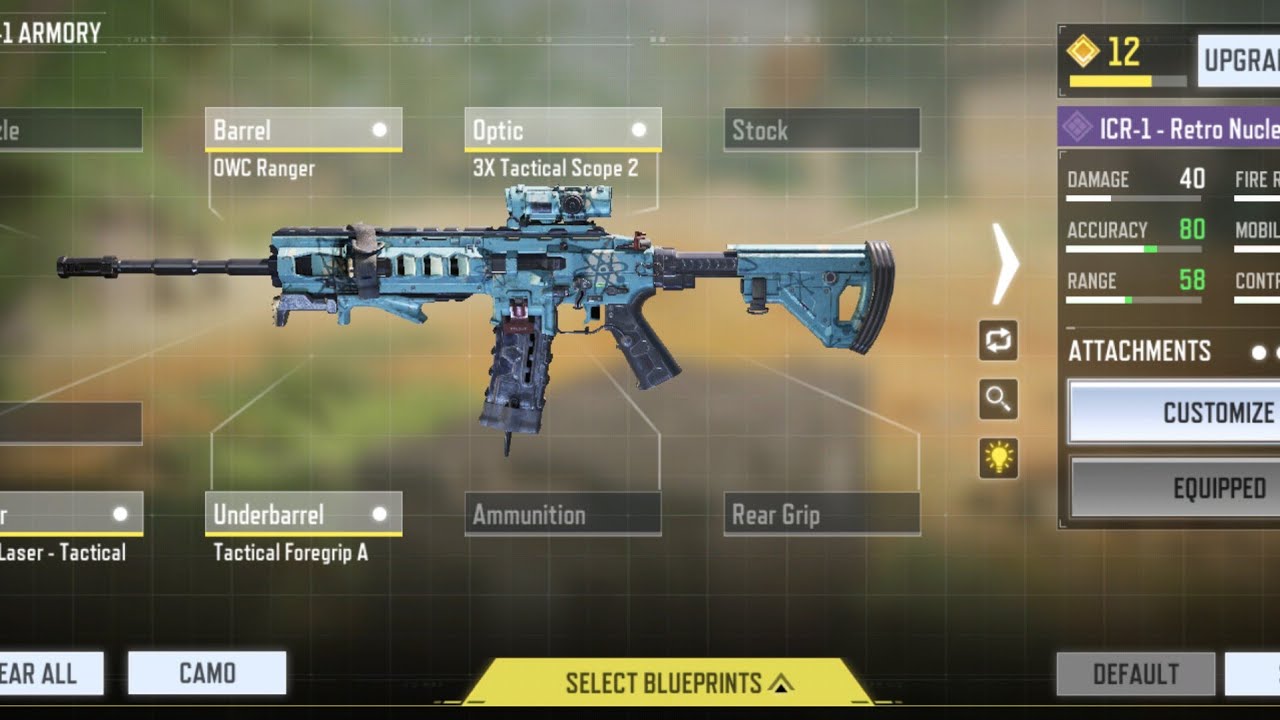 how to get ICR 1 Retro Nuclear Gun | How to get assault rifle Full upgrade | gameplay #58