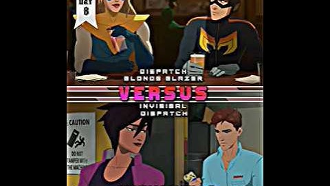 12 Days of Christmas: Day 8 – [ BLONDE BLAZER ( DISPATCH ) VS INVISIGAL ( DISPATCH ) ]