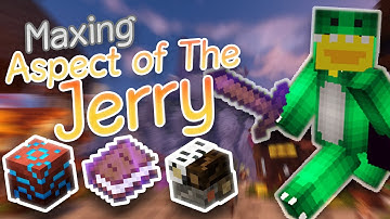 MAXING an Aspect of the Jerry in Hypixel Skyblock!