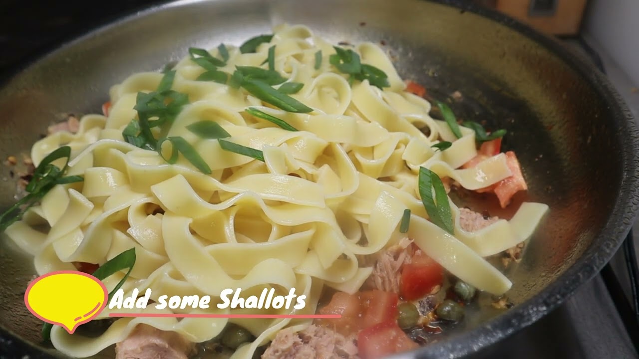 Tuna Tagliatelle pasta Chilli Tuna Pasta Easy Pasta Recipe YouTube