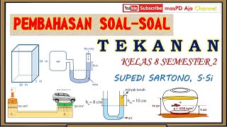 PEMBAHASAN SOAL - SOAL LATIHAN TEKANAN KELAS 8 SEMESTER 2