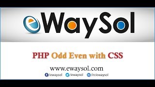 PHP odd even Program with CSS Styles | eWaySol