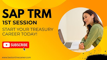 SAP TRM 1st Session | Treasury and Risk Management Training |