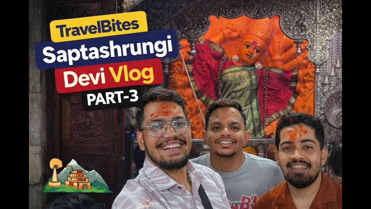TravelBites Part- 3 | Saptashrungi Devi Darshan #saptashrungi #saptashrungidevi #vani #vlog #travel