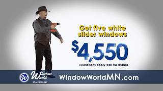 5 White Slider Windows | $4,550 | Window World Twin Cities