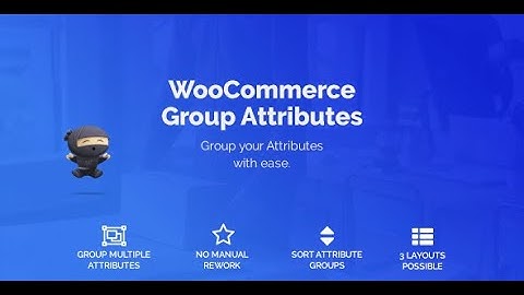 WooCommerce Group Attributes