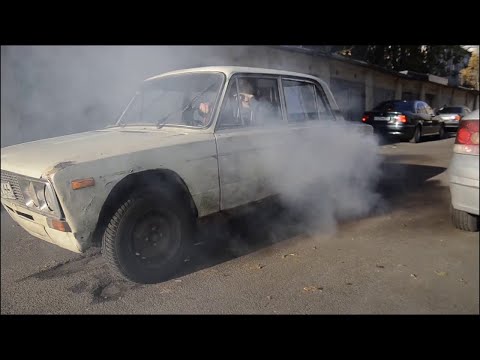 Как делать бернаут на классике |  how to burnout on a VAZ