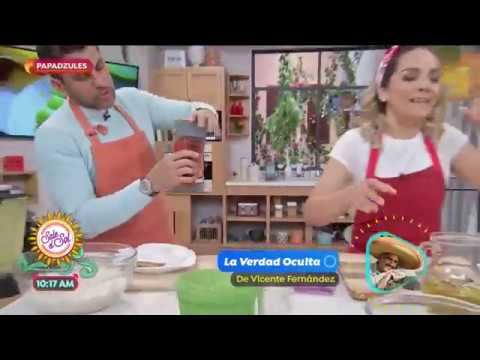Cocina: los tradicionales papadzules | Sale el Sol - YouTube