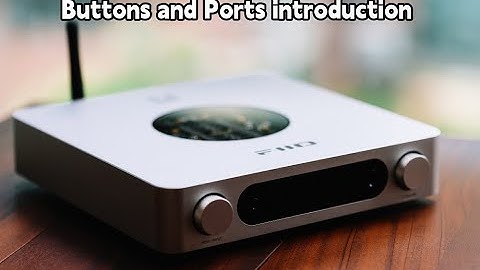 FIIO K13 R2R buttons and ports introduction