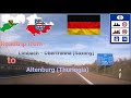 Roadtrip from Limbach - Oberfrohna (Saxony) to Altenburg (Thuringia), Germany