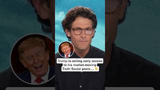 Trump is SELLING early access to his market-moving Truth Social posts 🤔
