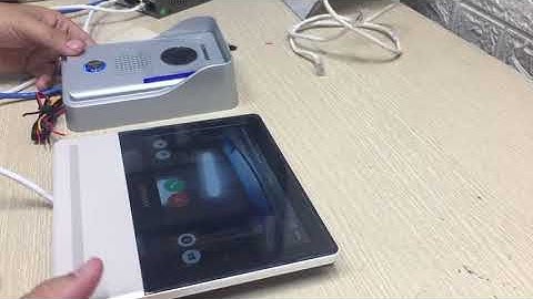 Cài đặt và kết nối bộ chuông hình IP Commax CIP-70QPT và camera chuông CIP-D20YS lên điện thoại