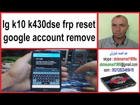 lg k10 k430dse frp reset google account remove z3x