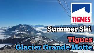 Summer Skiing at 3,500m — Tignes Glacier