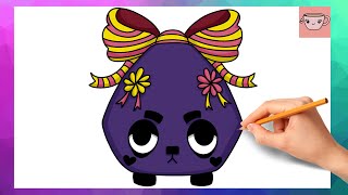 How To Draw Pretty Present Coal from Dandy's World | Easy Drawing Tutorial