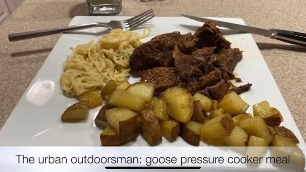 Goose pressure cooker meal YouTube