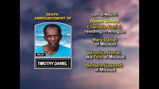 Timothy Daniel ~ Long Obituary #2