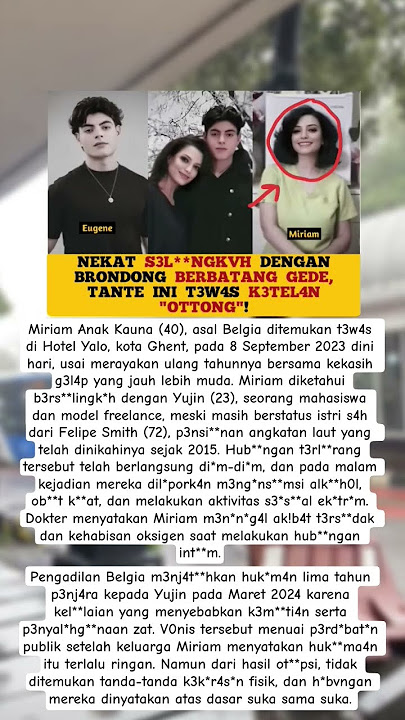 tante ini m3n*ing*4l karena  t3rs3nd4k otong brondong nya