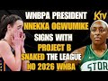 NNEKA OGWUMIKE SIGN WITH PROJECT B NOT GETTING CBA DEAL DONE FOR WNBA.. BAD NEWS FOR CAITLIN CLARK