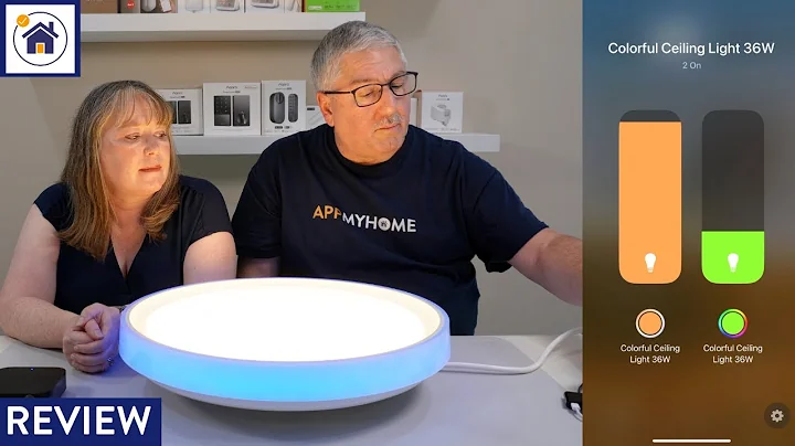 REVIEW Aqara LED Ceiling Light T1M with Matter Works with Aqara M3 Hub, Homey Pro and Apple Home