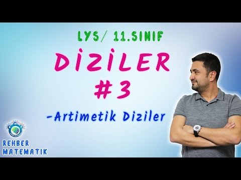 03#Aritmetik Diziler(Diziler)/Konu Anlatım